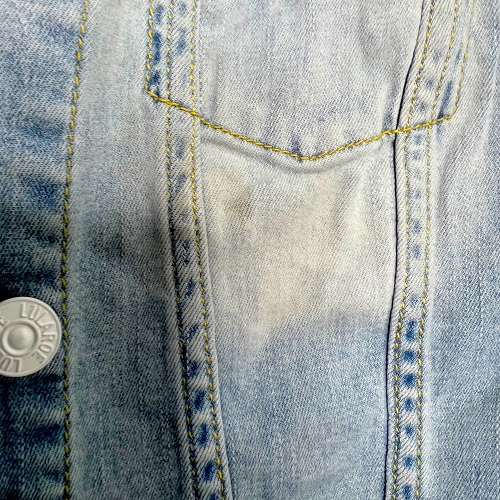 Embroidered jean jacket